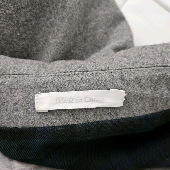 Lauren Ralph Lauren Peacoat Mens 42 Long Gray Double-Breasted Wool Jacket 42L - Picture 10 of 13